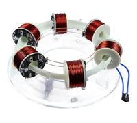 Accélérateur électromagnétique annulaire à 6 bobines, accélérateur annulaire cyclotron, modèle d'expérience d'enseignement de la Physique de Haute Technologie, for l'enseignement expérimental