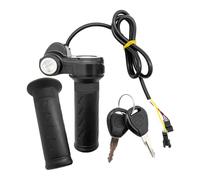 Accélérateur Full Twist E Bike - Contrôle de la vitesse du guidon de 22 mm, poignée à câble, poignée d'accélérateur de rechange avec caoutchouc antidérapant et ontrôle de l'accélérateur pour