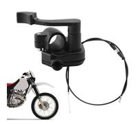Accélérateur universel pour VTT - Câble de siège d'accélérateur en aluminium | Véhicules de 50 à 250 | Accélérateur de rechange pour moto tout-terrain | Installation sans perçage, contrôle longue