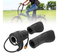 accelerateur velo electrique poignee electrique velo Accélérateur Demi-torsion, Accélérateur Demi-torsion en Caoutchouc 20X pour Vélo électrique, VTT, Partie Modifiée, Joint étanche, 12V 24V 36V 48V 6