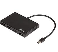 Accell K088B-007B UltraAV Mini DisplayPort 1.2 vers 4 DisplayPort MST Hub