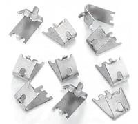 AccEncyc Lot de 10 clips d'étagère de congélateur 920158 en acier inoxydable pour réfrigérateur commercial