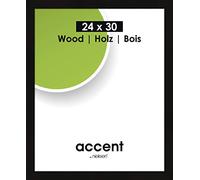 accent by nielsen Cadre en bois Wood, 24x30 cm, Noir