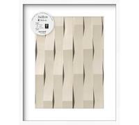 accent by nielsen cadre objetavec passe-partout, 24 x 30 cm, bois (MDF), Blanc, cadrepour accrocherau format paysage et portrait, verre véritable, Aura