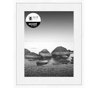 accent by nielsen Cadre photo Aura, 24x30 cm, MDF blanc, pour photos et portraits, format vertical et horizontal, paroi arrière stable
