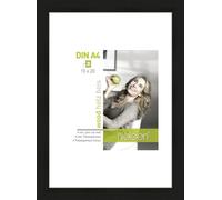 accent by nielsen Cadre photo en bois Apollon, 21x29,7 cm (A4), Noir