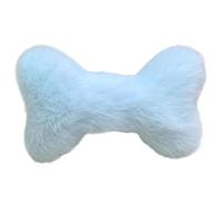 Accent d ' os en peluche surélevé, Blue BROOCH, Blue L | Texture surélevée d ' aspect peluche, design transparent en forme d ' os, détails décoratifs confortables