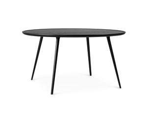 Accent Dining Table chene d 140 Mater Chêne Laqué Teinté Noir - 5704794014278