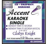 Accent Karaoke CD+G Single Midnight Train To Georgia by Gladys Knight