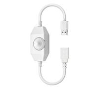 Accent Lighting Câble variateur LED pour ruban lumineux à couleur unique, contrôleur rotatif pour un réglage facile de la luminosité, variateur d'intensité LED, contrôleur de luminosité rotatif