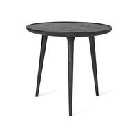 Accent Table Basse Chêne Teinté Noir Grand Ø60