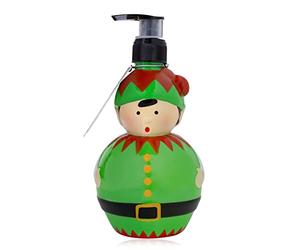 Accentra Believe in Yourself - Distributeur de Savon Liquide - 310 ML - en Forme d'elfe - Parfum Pomme de Canneberge - Rechargeable - Vert