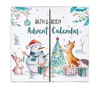 Accentra - Calendrier de l'Avent de soins 2025 pour filles avec 24 produits de soins avec lotion pour le corps, bombes de bain, gel douche, shampooing, baume pour les lèvres, crème pour les mains.