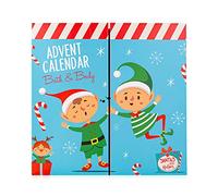 Accentra-Calendrier de l'Avent de soins 2026 pour filles & garçons avec 24 produits de soins avec une lotion pour le corps,bombe de bain,gel douche,shampooing,crème pour les mains et bien plus encore.