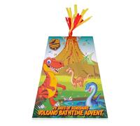Accentra - Calendrier de l'Avent DINO 2025 pour garçons et filles avec 24 produits de soin au design dinosaure, calendrier de l'Avent Beauty avec gel douche, bombes de bain, bulles de savon,