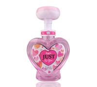 Accentra Distributeur de savon « Just for you » avec savon pour les mains - Distributeur de savon liquide en forme de cœur - 500 ml - Parfum : rose et velours - Idée cadeau pour femme, maman et petite