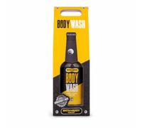 Accentra Gel douche homme coffret cadeau aspect bouteille bière santal musc | Présentation boîte à thème avec poignée supérieure, format accrocheur, cadeau pratique, routine de bain quotidienne