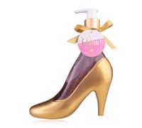 Accentra Let's Celebrate Distributeur de Savon Liquide avec Savon pour Les Mains - Distributeur de Savon Liquide décoratif à Pompe au Design Pompe 300 ML - Parfum : Rose et Velours - Idée Cadeau pour