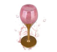 Accentra - Let's celebrate Gel douche pour femmes dans une coupe de champagne - Gel douche et bain avec le parfum Tea Rose & Velvet, gel douche, idée cadeau pour femmes et filles