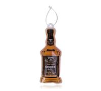 Accentra Maxi gel douche WHISKEY FLAVOR aspect bouteille de whisky avec crochet de suspension, 200 ml gel douche avec parfum whisky - Idée cadeau fantastique pour la fête des pères, un anniversaire ou