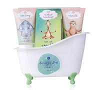 accentra - set de bain et douche anti-stress au parfum de vanille, coffret cadeau pour que les femmes se détendent le jour de leur anniversaire coffret cadeau et soin bien-être 5 pièces avec baignoire