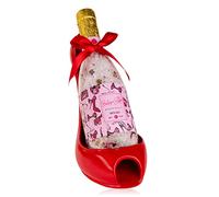 Accentra - Set de douche pour femmes Set cadeau Pompe en céramique comme porte-bouteille de vin, set de soins 2 pièces, sels de bain, set cadeau bien-être, anniversaire, Saint-Valentin, Noël