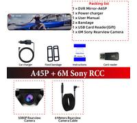 Acceo-Caméra De Recul Pour Voiture,Caméra De Tableau De Bord,Enregistreur De Rétroviseur,Dvr,Prise En Charge 1080p,Sony Black Box,Accessoires,4k,Wi-Fi,Prada Cam,12 Pouces - Type Dvr-6m Sony Rc-32g