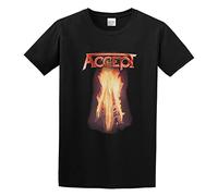 Accept Flying V T-Shirt Black Mens Tee Unisex Shirt L