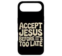 Accept Jesus Before It's Too Late Foi Salut |- Coque pour iPhone Air