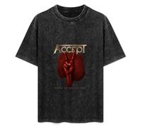 Accept Metal Gods Mens T-Shirt Black Unisex Top Tee XL