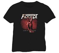 Accept Metal Gods T-Shirt Black Graphic Unisex Tee Shirt L