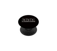 Accept Tous Les éléments acceptés Chimie Pun PopSockets PopGrip Adhésif