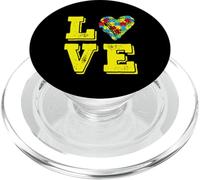 Acceptation du Soutien à l'inclusion d'amour Mois de la Sensibilisation à l'Autisme PopSockets PopGrip pour MagSafe