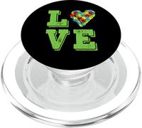 Acceptation du Soutien à l'inclusion d'amour Mois de la Sensibilisation à l'Autisme PopSockets PopGrip pour MagSafe