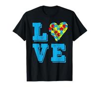Acceptation du Soutien à l'inclusion d'amour Mois de la Sensibilisation à l'Autisme T-Shirt
