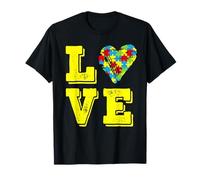 Acceptation du Soutien à l'inclusion d'amour Mois de la Sensibilisation à l'Autisme T-Shirt
