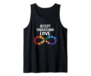 Accepter Comprendre l'amour Autism Awareness Infinity Butter Débardeur