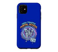 Accès au Portail à trafic élevé Interdimensional Highway Alien Coque pour iPhone 11