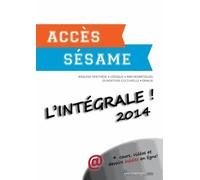 Accès - Sésame, l intégrale! coffret inédit pour préparer le concours accès et le concours sésame, nouvelle édition 2014 enrichie avec cours, devoirs, vidéos et corrections personnalisées en ligne