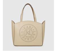 Accesorio Karl Lagerfeld Modèle K Circle Mid Zip Tote - Coleur Beige