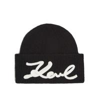 Accesorio Karl Lagerfeld Modèle K Signature Crochet Beanie - Coleur Noir Taille unique