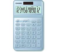 Casio Calculatrice de bureau JW-200SC — 12 chiffres, panneau solaire, bleu