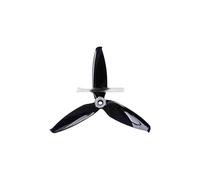 Accesorios para hélices de drones 2 paires 5 couleurs 5552 5.5x5.2 FPV PC 3 hélice lame CW CCW arbre à travers la Machine moteur plus spécial 2407(Black 2pair)