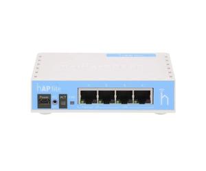 Access Point (Punkt Dostępu) Mikrotik hAP lite 2,4 GHz | 5 GHz | 300 Mbps | | Indoor