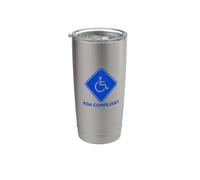 Accessibilité conforme à l'ADA Conformité désactivée Accessible Gobelet isotherme en acier inoxydable double paroi