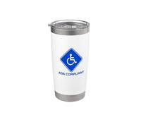 Accessibilité conforme à l'ADA Conformité désactivée Accessible Gobelet isotherme en acier inoxydable double paroi