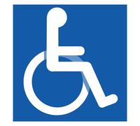 Accessibilité Handicap Moteur - 5cm - Sticker/Autocollant
