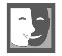 Accessibilité Handicap Muet Gris - 15cm - Sticker/Autocollant