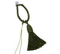Accessoire à la mode Porte-clés Charme de téléphone exotique Pendentif Décoration de avec un design traditionnel d ' inspiration tibétaine Cerceau à franges en polyester