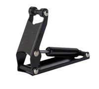 Accessoire accordéon pour piano droit, tampon de couvercle à descente lente avec amortissement hydraulique, 101 mm x 80 mm x 28 mm, compatible avec les pianos droits standard, doré/argenté